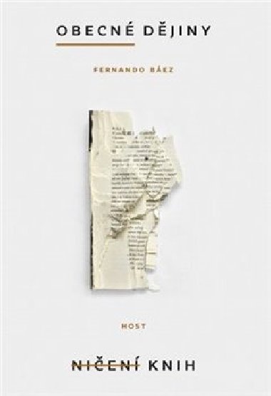 Obecn djiny nien knih - Fernando Bez
