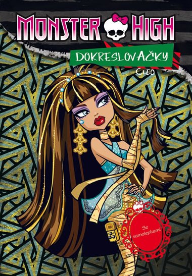 Monster High - Cleo - Dokreslovaky se samolepkami - Mattel