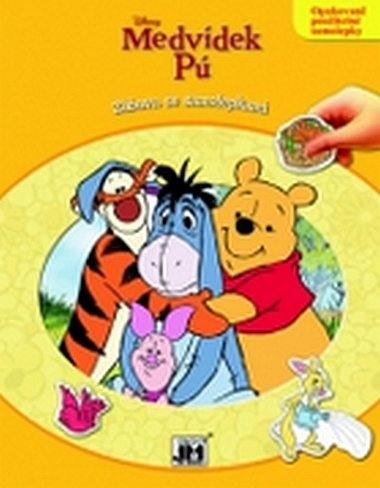 Medvdek p  zbava se samolepkami - 