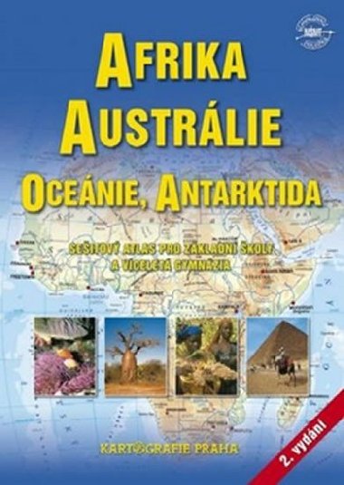 Afrika, austrlie, ocenie, antarktida - 