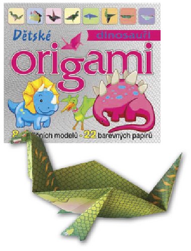 Dinosaui dtsk origami - 