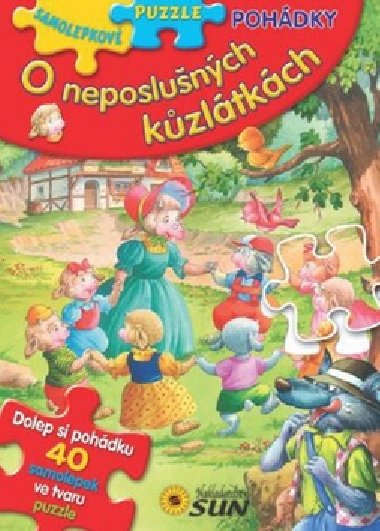 Samolepkov puzzle o neposlunch kzltkch - 