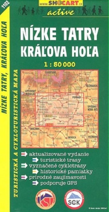 Nzke Tatry Krova Hoa - turistick mapa Shocart slo 1102 - Shocart