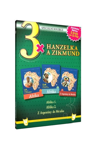 3x hanzelka a zikmund - dvd - 