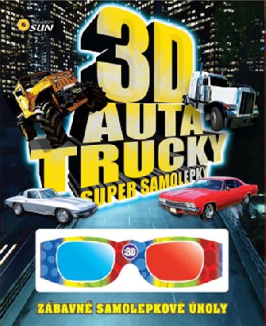 3d auta, trucky super samolepky - 