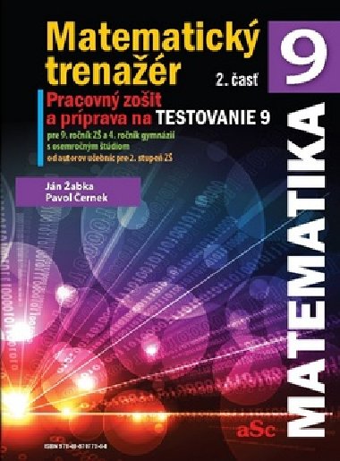 Matematick trenar 9 - 2. as - Jn abka; Pavol ernek