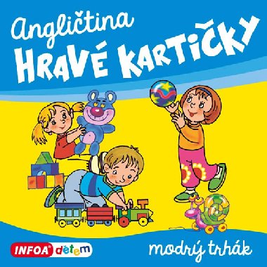 Anglitina Hrav kartiky - modr trhk - Infoa