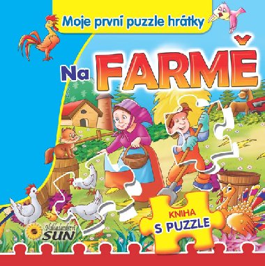 Na farm - moje prvn puzzle hrtky - 