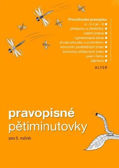 Pravopisné pětiminutovky pro 5. ročník - Nakladatelství Alter