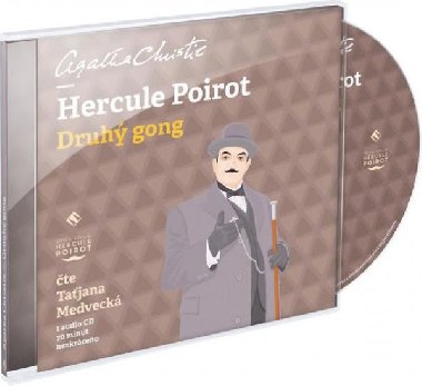 Hercule Poirot - Druh gong - 1audio CD (te Tajana Medveck) - Agatha Christie