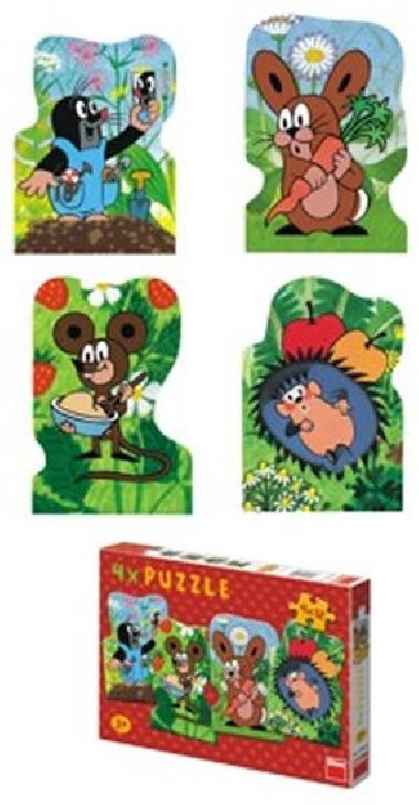 Krteek 4 v 1 - puzzle - 