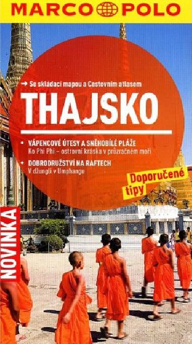 Thajsko cestovní průvodce s mapou - Marco Polo