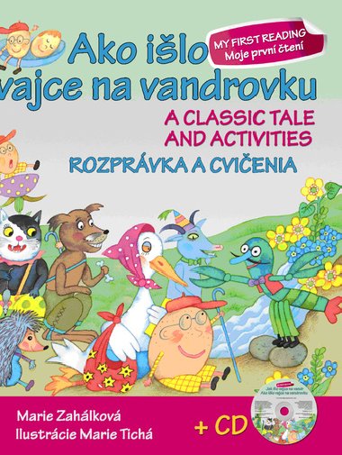 Ako ilo vajce na vandrovku rozprvka a cvienia + cd - Marie Zahlkov