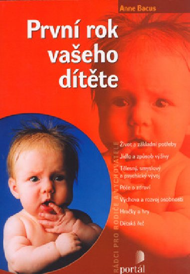Prvn rok vaeho dtte - Anne Bacus; Vojtch Vlk; Corine Deltraz
