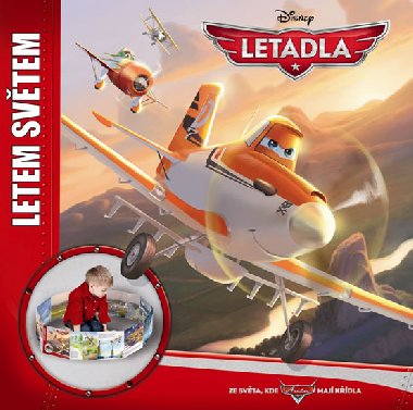 Letadla - Letem svtem - velk leporelo - Walt Disney