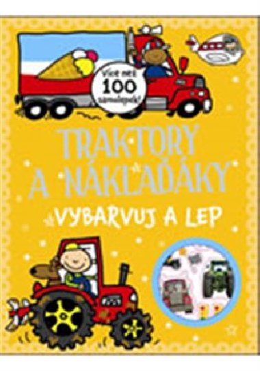 Traktory a nklaky vybarvuj a lep - 