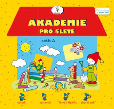 Akadamie pro ptilet, seit A - omalovnky se samolepkami - 