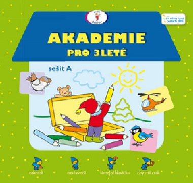 Akadamie pro tlet, seit A - omalovnky se samolepkami - 