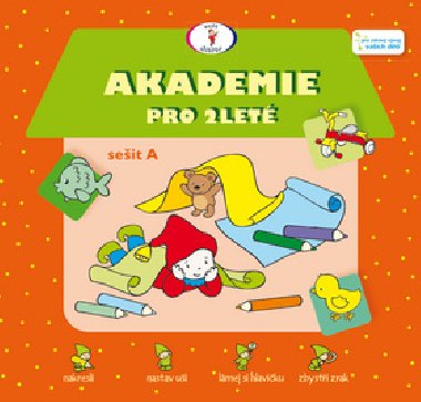 Akadamie pro dvoulet, seit B - omalovnky se samolepkami - 