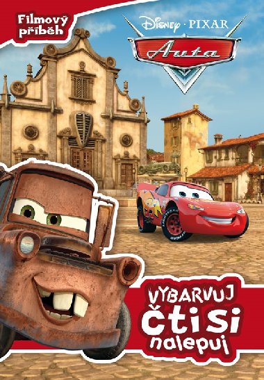 Auta Filmový Příběh Vybarvuj, čti si, nalepuj! - Disney Pixar