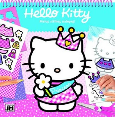 Maluj, sthej, nalepuj hello kitty - 