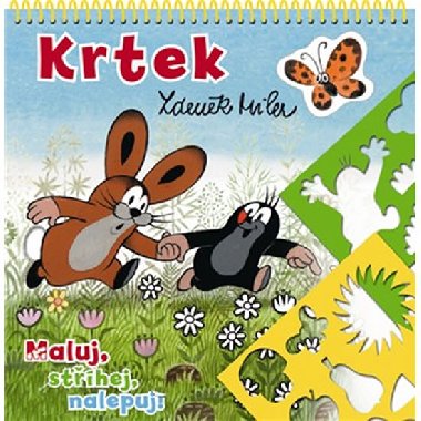 Maluj, stříhej, nalepuj krtek - 