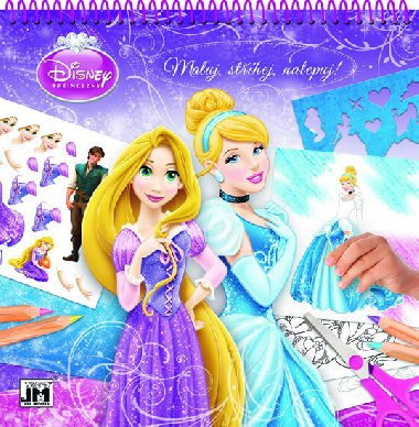 Maluj, sthej, nalepuj princezny - 