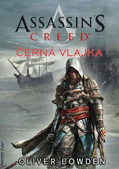 Assassins Creed ern vlajka - Oliver Bowden