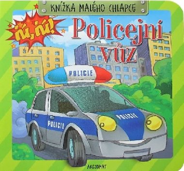 Knka malho chlapce policejn vozidlo - 