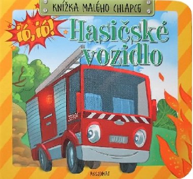 Knka malho chlapce hasisk vozidlo - 