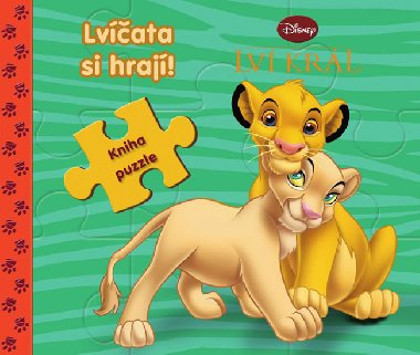 Lví král Lvíčata si hrají! - Kniha puzzle - Walt Disney