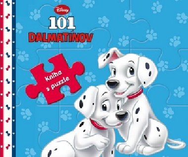 101 dalmatnov kniha s puzzle - 