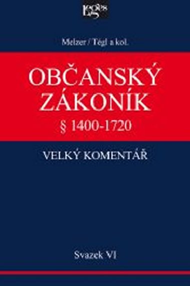 Obansk zkonk velk koment  1400-1720 - Filip Melzer; Petr Tgl