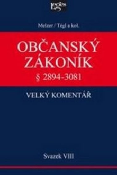 Obansk zkonk velk koment  2894-3081 - Filip Melzer; Petr Tgl