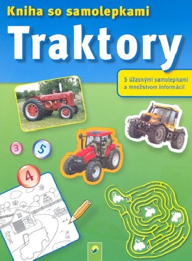 Traktory kniha so samolepkami - 