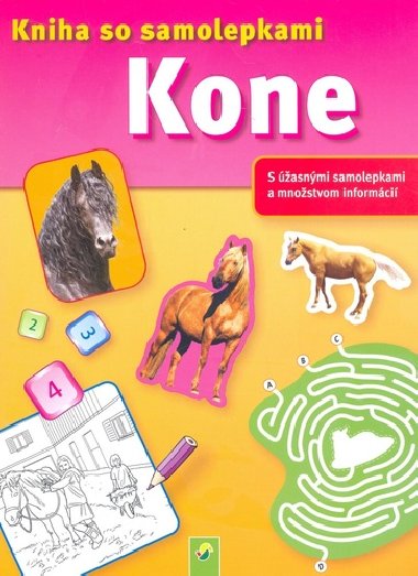 Kone kniha so samolepkami - 