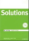 Maturita solutions elementary techers book - 