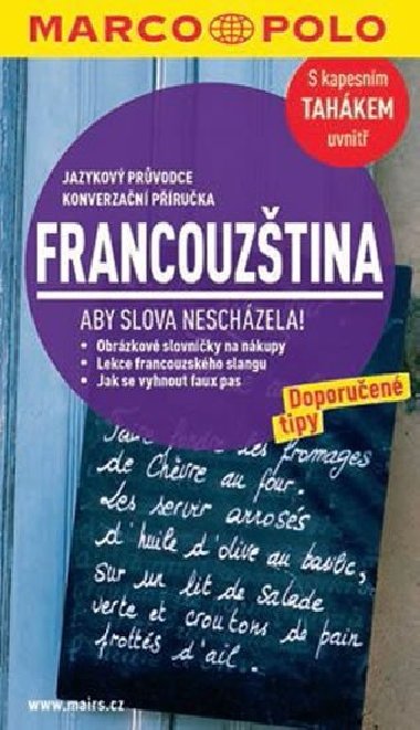 Francouzština s kapesním tahákem uvnitř - Jazykový průvodce - Marco Polo