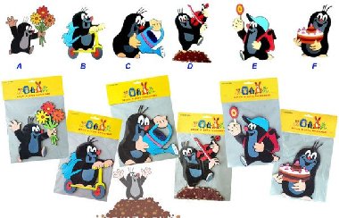 KRTEK-dekorace, 6 motiv - neuveden