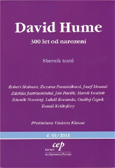 David Hume - 300 let od narozen - kol.