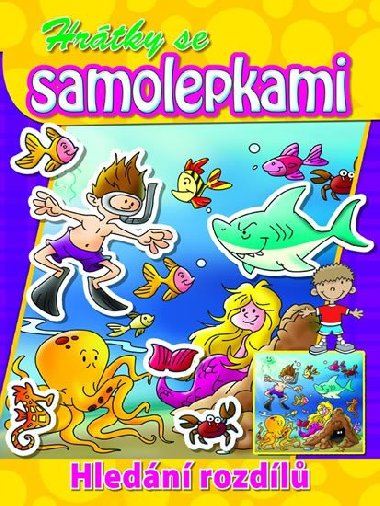 Hrtky se samolepkami - Hledn rozdl - neuveden