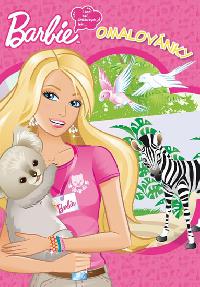 Barbie - Omalovnky + samolepky - Mattel