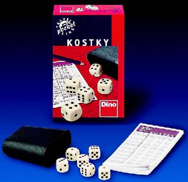 Kostky - cestovní hra - Dino Toys