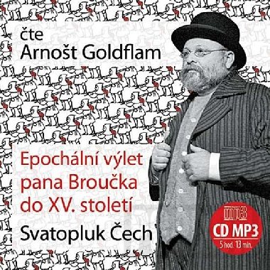 Epochální výlet pana Broučka - CDmp3 (čte Arnošt Goldflam) - Čech Svatopluk