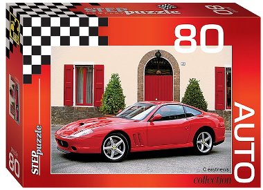 Puzzle 80 Auto Collection - Ferrari Red - neuveden