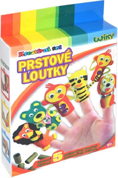 Kreativn set - Prstov loutky - neuveden