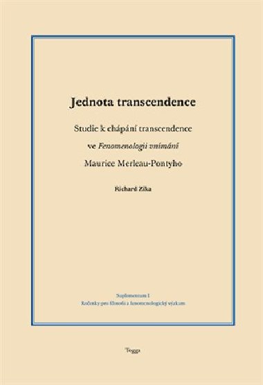 Jednota transcendence - Richard Zika