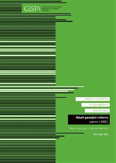 Nvrh penzijn reformy - Tom Fiala,Jaroslav Vostatek,Peter Zbornk