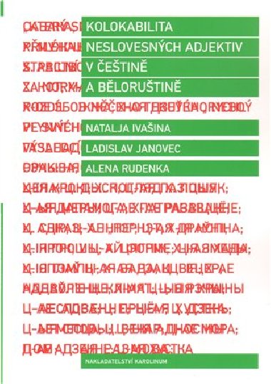 Kolokabilita neslovesnch adjektiv v etin a blorutin - Ladislav Janovec