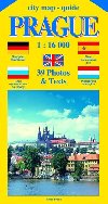 City map - guide PRAGUE 1:16 000 (anglitina, nmina, rutina, panltina, holandtina) - Ji Bene